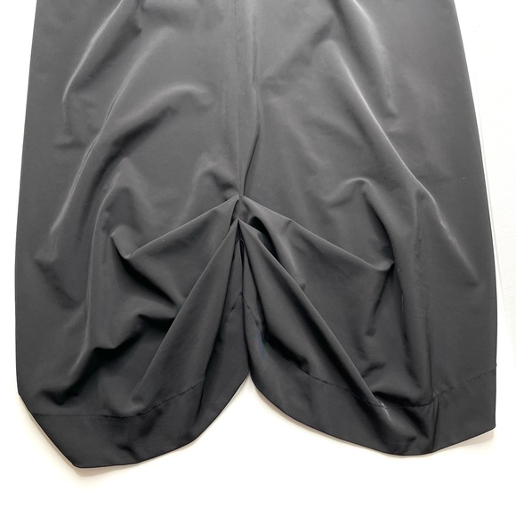 Elm Design Black Midi Skirt Tulip Hem Draped Gathered Pencil, Size 1 (Small) - Picture 11 of 12